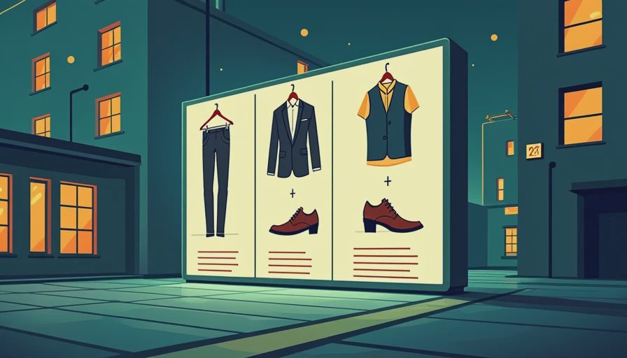 Visual context for outfits for older men