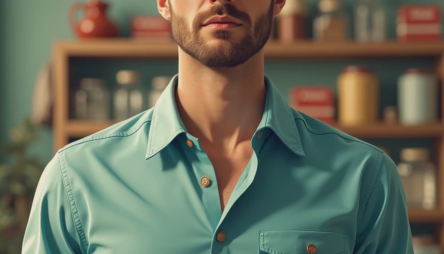 Visual context for antique shirt mens