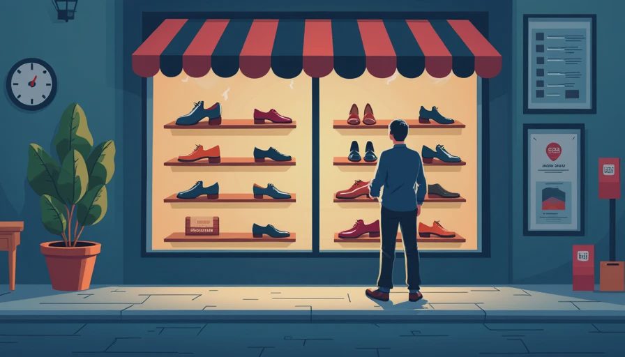 Visual context for 1950s mens dress shoes