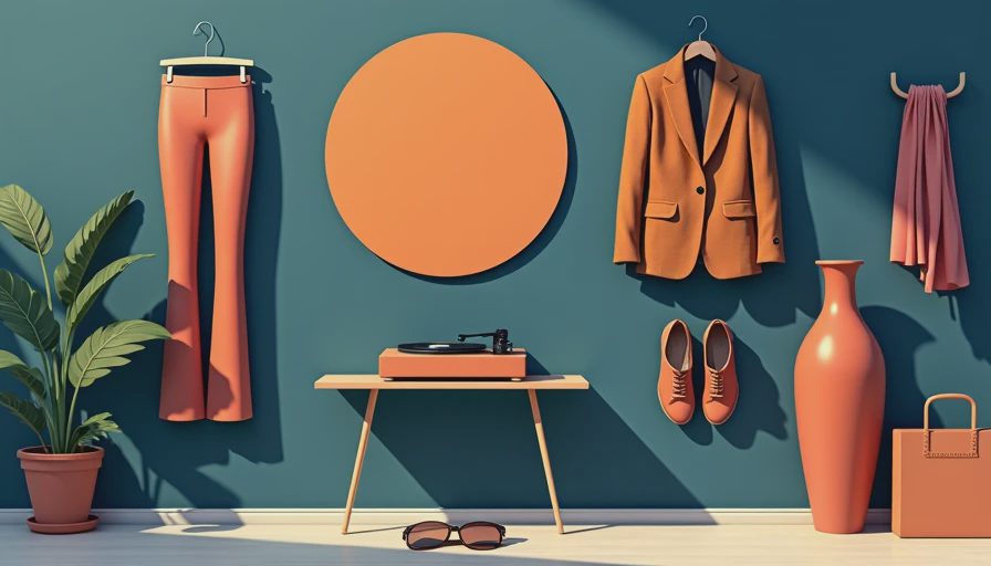 Visual context for vintage 70s clothing mens