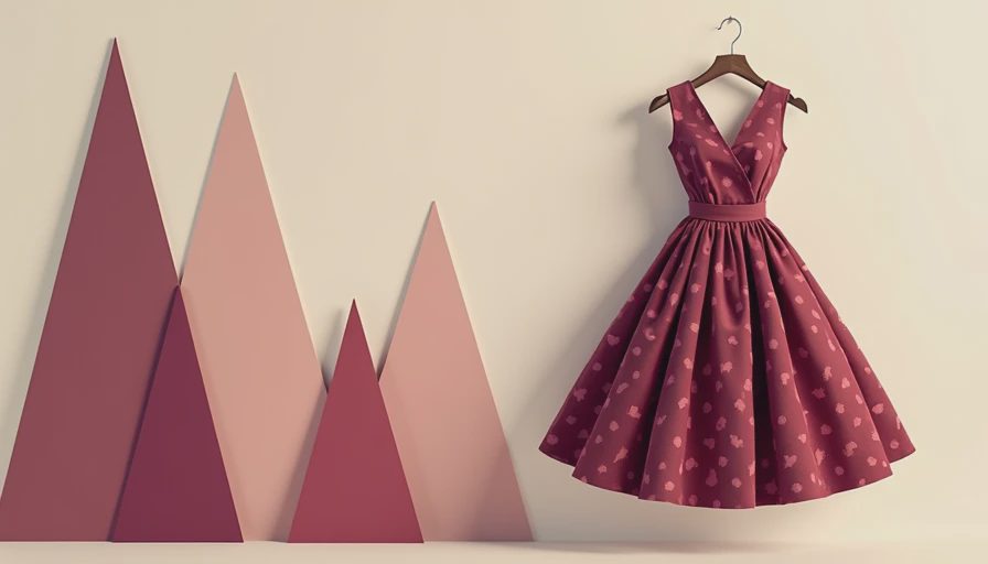 Visual context for 1950s womens dresses