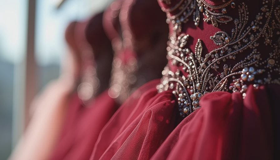 Illustration for types of fancy dresses