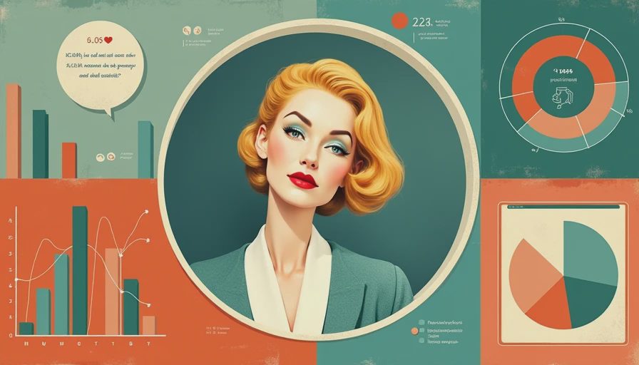 Illustration for vintage photos sexy